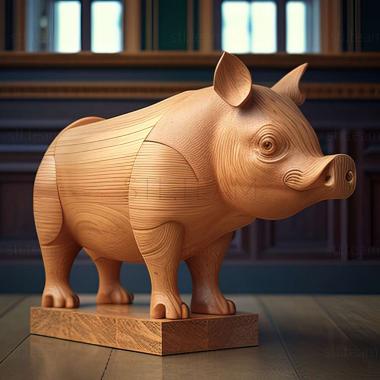 3D model Pigasus politics famous animal (STL)